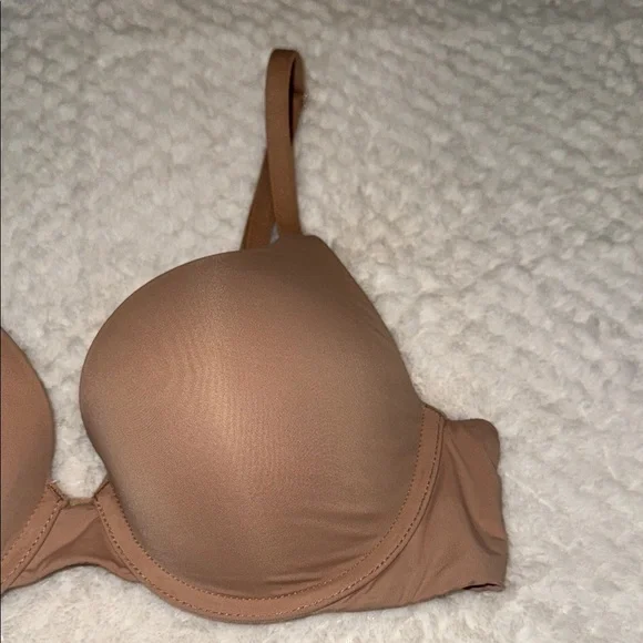 💗 Victoria’s Secret Push-Up T-Shirt Bra – Nude, Size 34B - Picture 2 of 10
